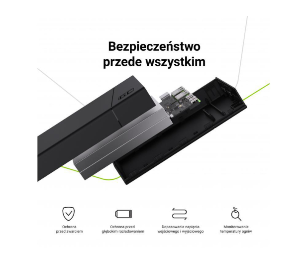 Green Cell PowerPlay20 20000mAh (USB-C, PD 18W, Q.C. 3.0) - 575269 - zdjęcie 4